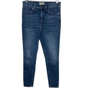 Madewell 11" High Rise Skinny Denim Jeans Women Size 29 BLEMISH